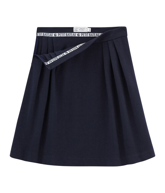 Falda acampanada para mujer azul SMOKING