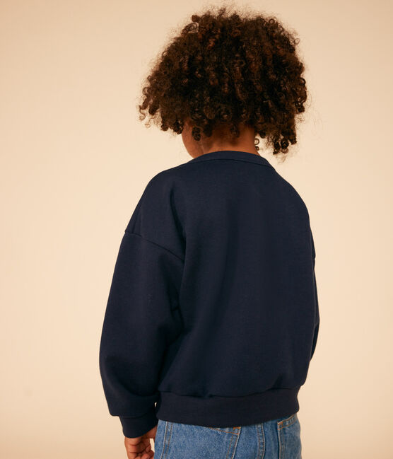 Sudadera infantil de muletón azul SMOKING