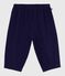 Pantal&oacute;n liso de algod&oacute;n para beb&eacute; azul