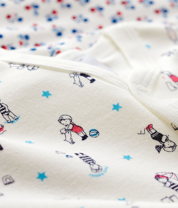 Conjunto de 2 pijamas de punto de beb&eacute; ni&ntilde;a multicolor