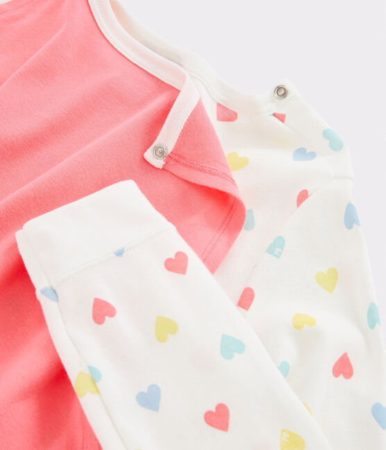 Buzo de disfraz con máscara para niña blanco MARSHMALLOW/blanco MULTICO