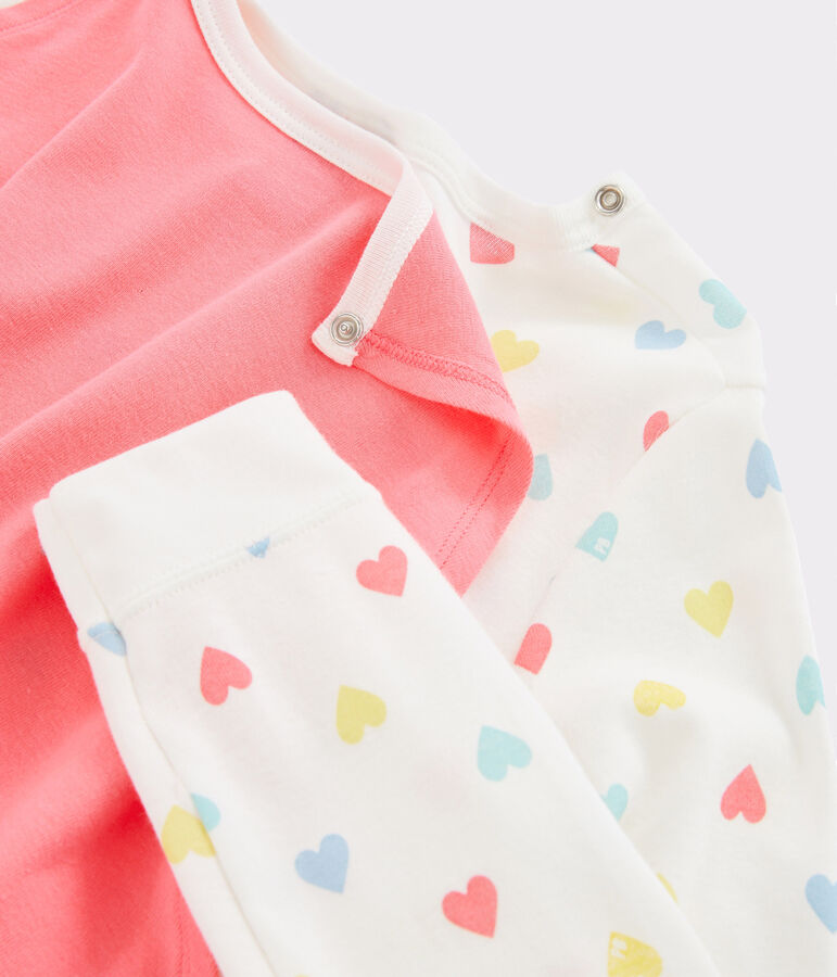 Buzo de disfraz con m&aacute;scara para ni&ntilde;a blanco MARSHMALLOW/blanco MULTICO