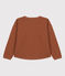 Sudadera de tejido túbico acolchado de niña / niño marron CINA