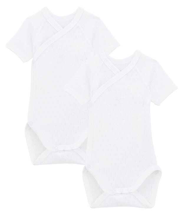 Juego de 2 bodies de beb&eacute; ML con cuello para ni&ntilde;o multicolor