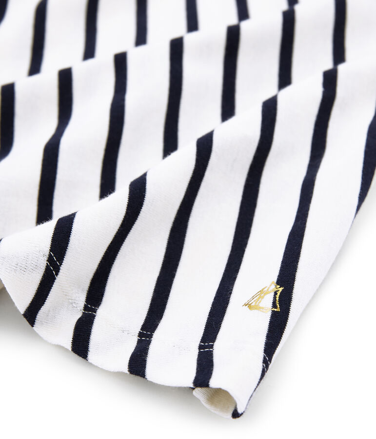 Vestido de ni&ntilde;a blanco/azul