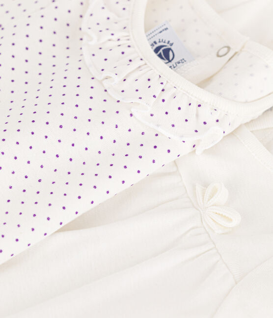 Juego de 2 camisetas para bebé niña variante 3