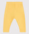 Pantalón de jogging liso de algodón para bebé amarillo ORGE