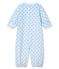 Mono-saco para bebé de punto azul FRAICHEUR/blanco MULTICO