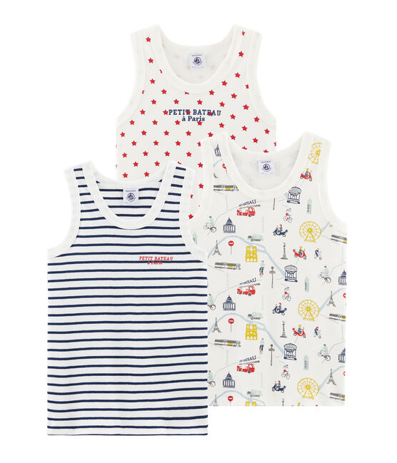 Trío de camisetas de tirantes para niño variante 1