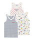 Trío de camisetas de tirantes para niño