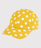 Gorra con estampado de lunares de niña amarillo SHINE/blanco MARSHMALLOW