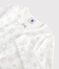 Pijama snugfit con estampado de estrellas con purpurina de niña de algodón blanco MARSHMALLOW/blanco MULTICO
