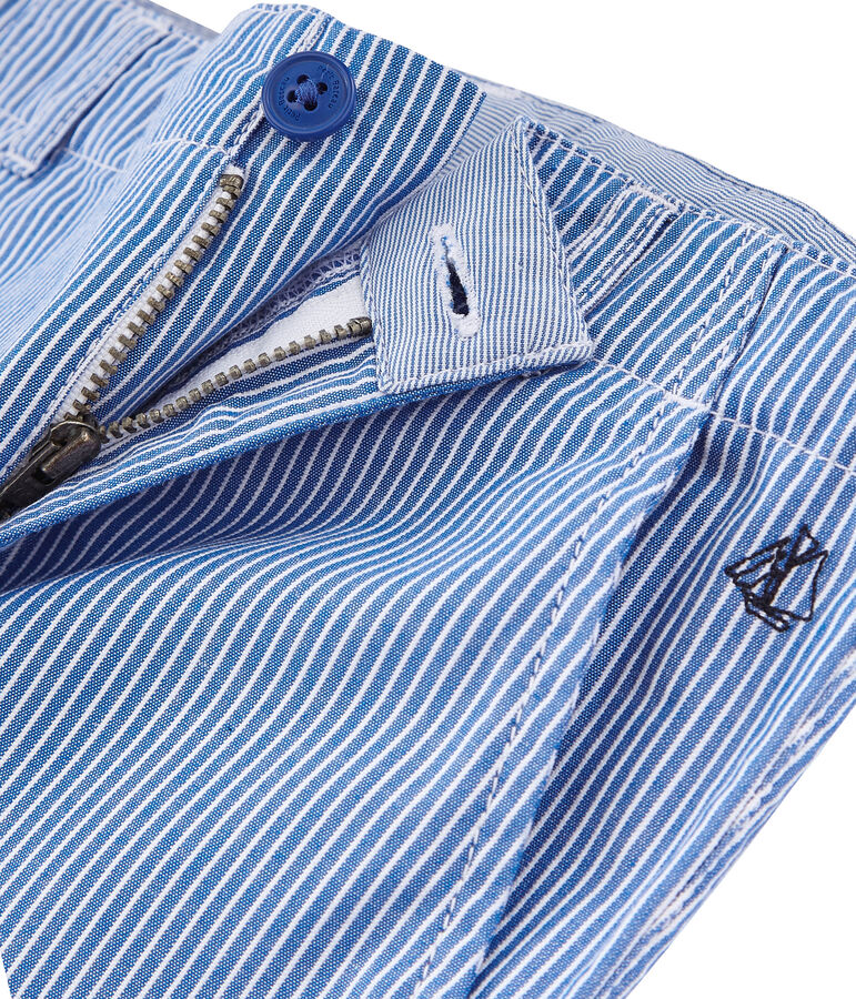 Bermudas infantiles para ni&ntilde;o azul SURF/blanco ECUME