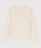 Camiseta con cuello tunecino para mujer beige MONTELIMAR CHINE