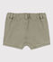 Shorts de tejido vaquero para bebé verde MARECAGE