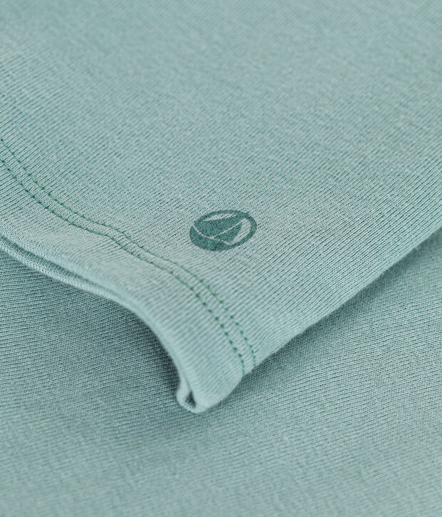 Camiseta de manga larga de punto para ni&ntilde;a verde