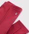 Jeggings de muletón para niña rosa POPPY