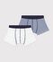 Lot de 2 boxers en coton multicolor