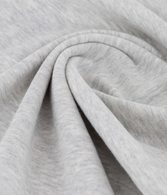Prenda de cuello de cisne icónica de punto «cocotte» de algodón de mujer gris BELUGA CHINE