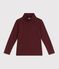 Camiseta infantil lisa de cuello alto de algod&oacute;n TRUFFE