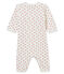 Pelele de tejido túbico para bebé niña blanco MARSHMALLOW/rojo TERKUIT