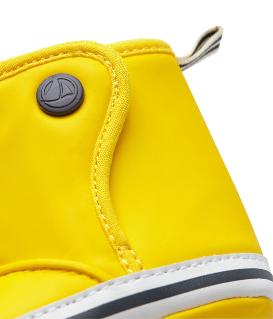 Exterior impermeable amarillo e interior de algodón milrayas. amarillo JAUNE