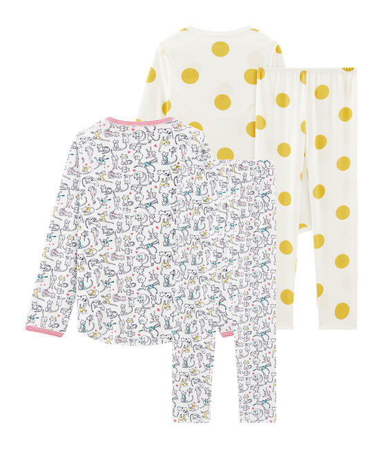 Dúo de pijamas de punto para niña variante 1