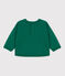 Sudadera de algodón para bebé verde EVERGREEN