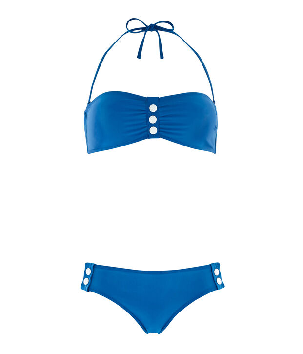 Traje de ba&ntilde;o 2 piezas para mujer azul