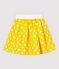 Falda de lino de niña amarillo SHINE/blanco MARSHMALLOW