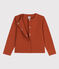 Cárdigan de algodón para niña marron RUSTY