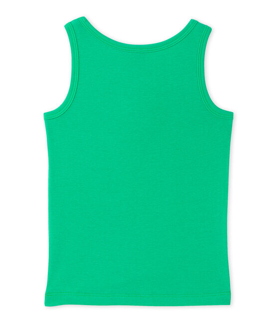 Camiseta sin mangas para niña verde Flag