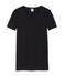 Camiseta manga corta lisa para mujer negro NOIR
