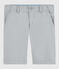Bermudas de sarga de niño gris CONCRETE