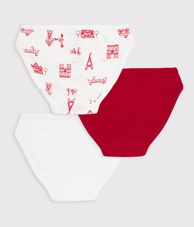 Lot de 3 culottes en coton multicolor