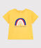 Camiseta de manga corta de jersey ligero para bebé amarillo NECTAR