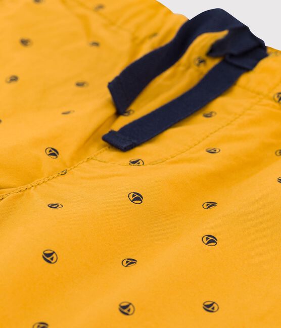 Bermudas amarillo TOPAZE/blanco FETA