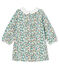Vestido de manga larga estampado para bebé niña gris BELUGA/blanco MULTICO