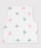 Chaleco reversible de algod&oacute;n estampado para beb&eacute; blanco/multicolor