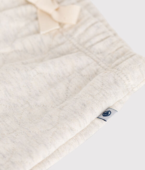 Pantalón de túbico acolchado para bebé beige MONTELIMAR CHINE