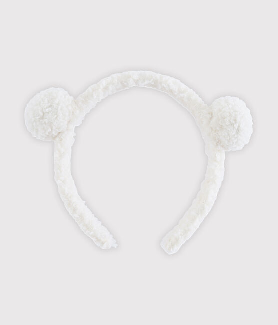 Diadema infantil para niña blanco MARSHMALLOW