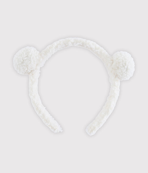 Diadema infantil para ni&ntilde;a blanco