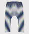 Pantalón de tejido túbico a rayas de bebé azul MEDIEVAL/ MONTELIMAR