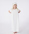 Camisón disfraz y diadema infantil de algodón blanco MARSHMALLOW/blanco MULTICO