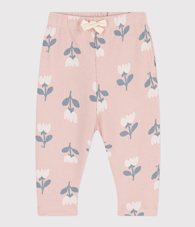 Pantal&oacute;n estampado de mulet&oacute;n para beb&eacute; rosa/multicolor