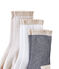 Lote de 3 pares de calcetines para niña blanco LOT