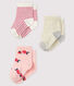 Juego de 3 pares de calcetines para bebé