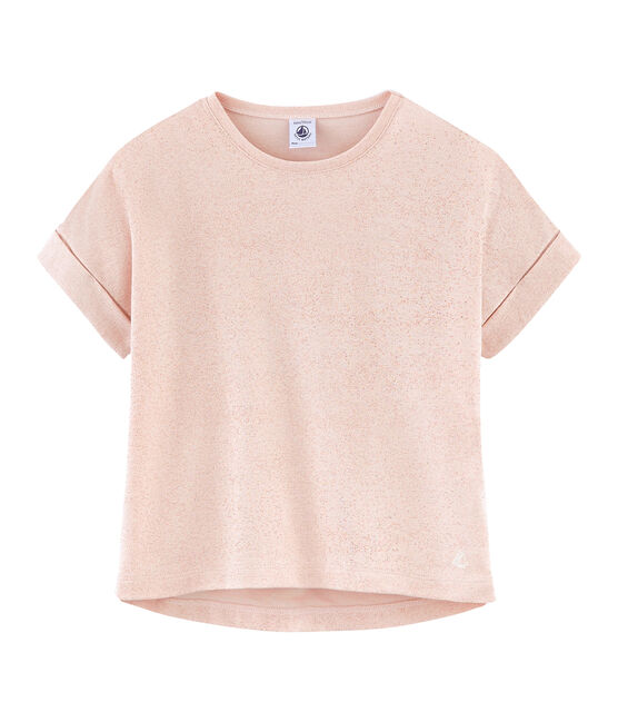 Camiseta Manga Corta Infantil Para Nina Petit Bateau