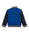 Chaqueta teddy para niño en muletón forrado azul LIMOGES/azul SMOKING