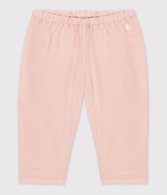 Pantalón de terciopelo fino para bebé rosa SALINE